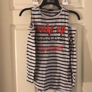 Girls cold should shirt